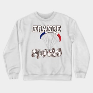 FRANCE PARAGLIDING CASUAL | 2 SIDED VINTAGE Crewneck Sweatshirt